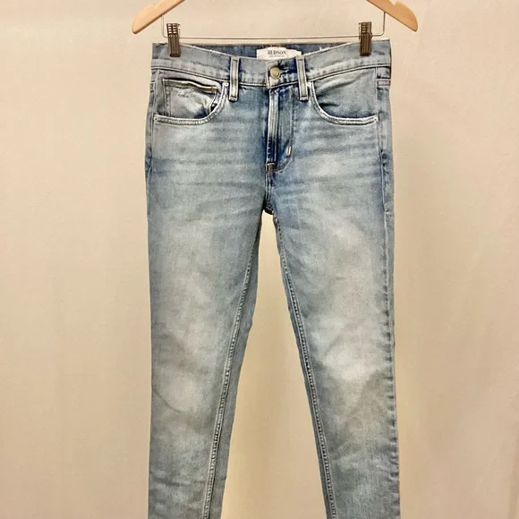 Hudson 28x30 Zack Skinny Men’s Jeans Stretch Light Wash